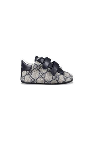 snekaers in pelle blu GUCCI KIDS | 772387FACX34054